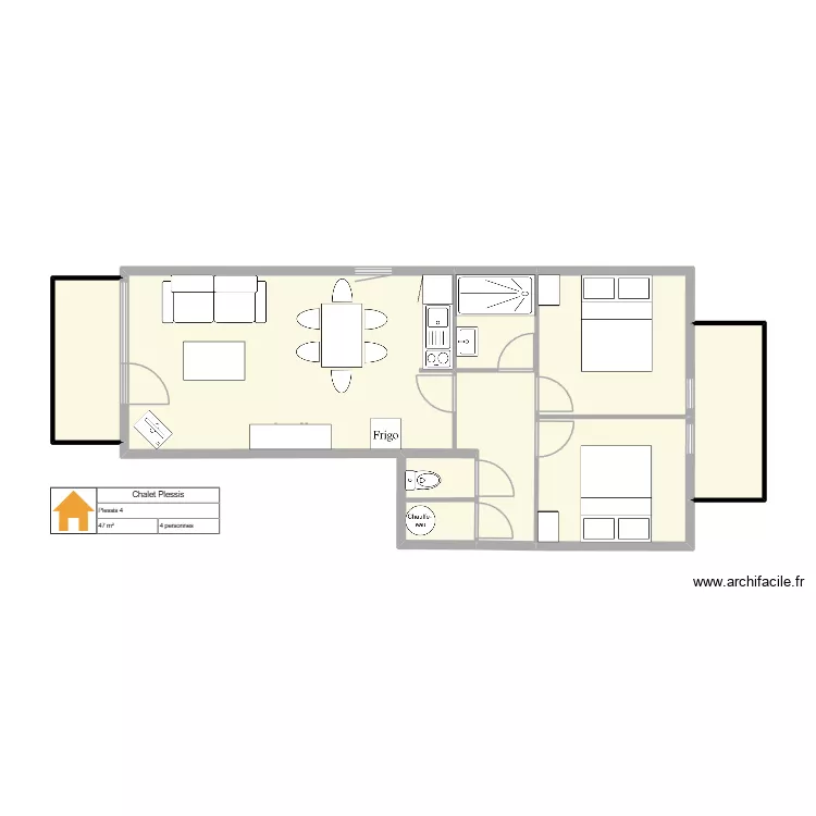 plessis 4. Plan de 