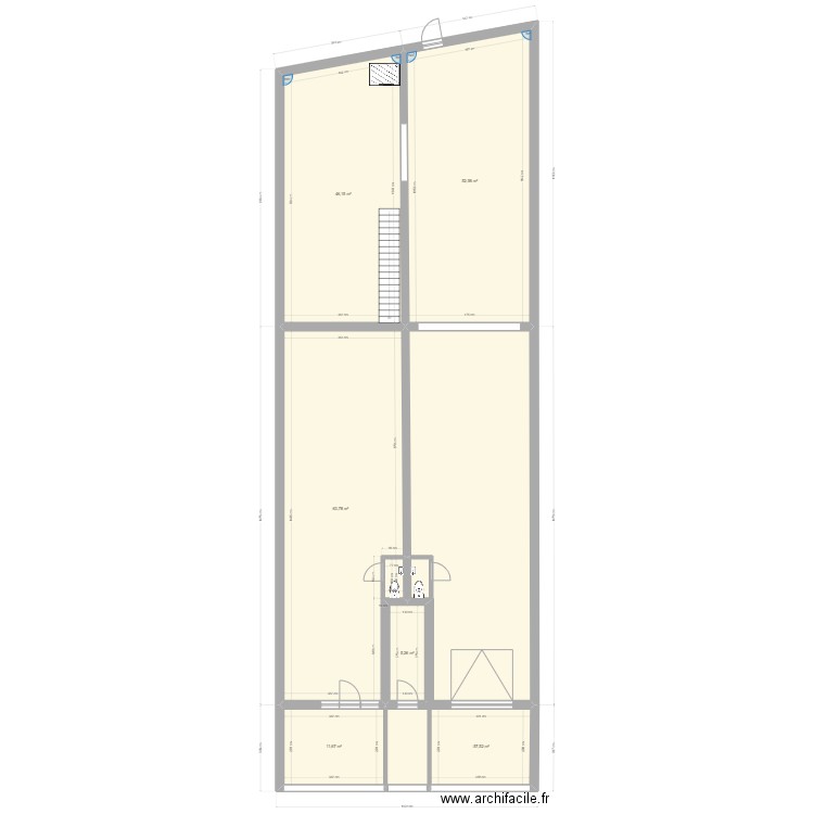 Joan Estelrich Artigues. Plan de 6 pièces et 191 m2