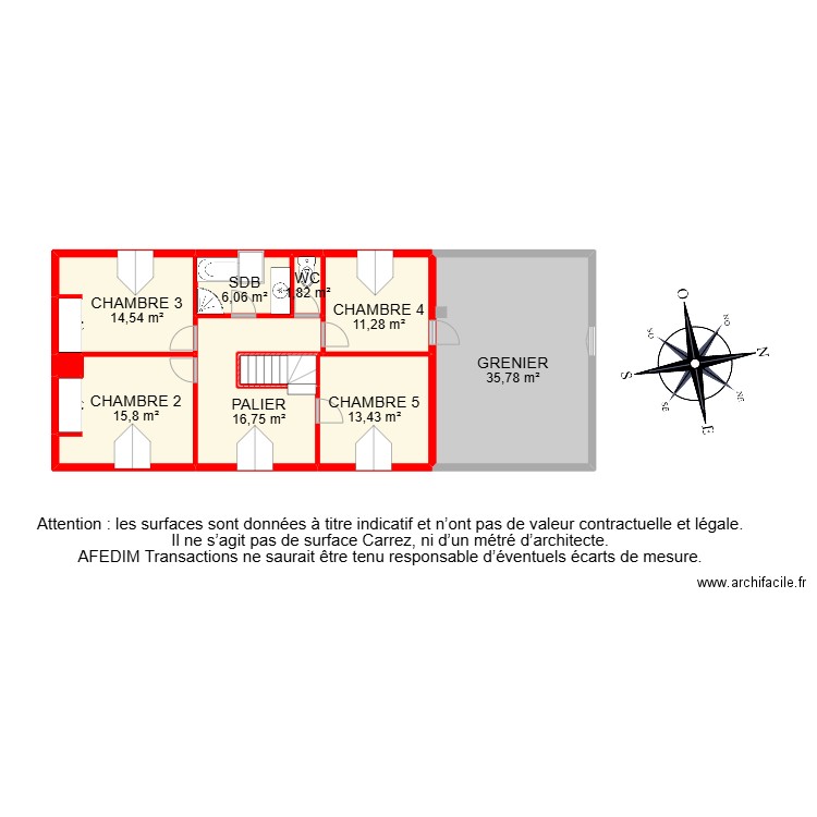 BI 24057. Plan de 21 pièces et 342 m2