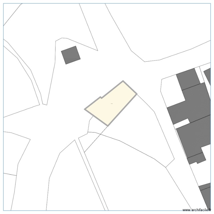 BAT29A. Plan de 1 pièce et 86 m2