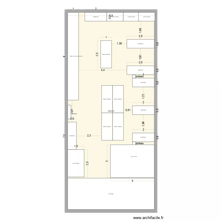 plan i6 2. Plan de 1 Pièce et 142 m² plan i6 2. Plan de 1 Pièce et 142 m²