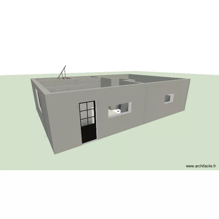MAISON LUC APRES TRAVAUX. Plan de 4 et 58 m² MAISON LUC APRES TRAVAUX. Plan de 4 et 58 m²