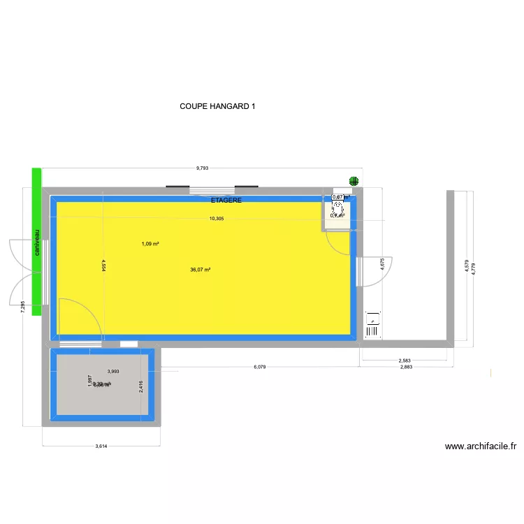 HANGARD 12. Plan de HANGARD 12. Plan de