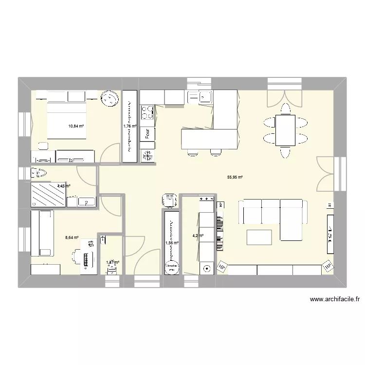 LOT14MARS26. Plan de 8  et 89 m²