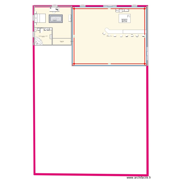 Maison 01. Plan de 5 pièces et 183 m2