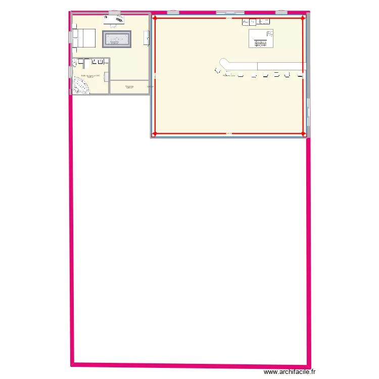Maison 01. Plan de 