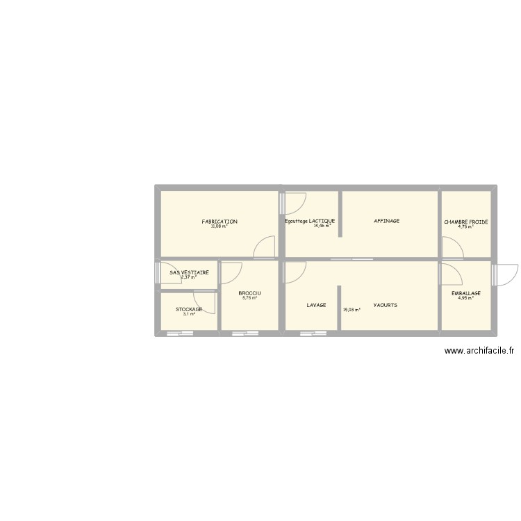 MATHIAS1. Plan de 8 pièces et 61 m2