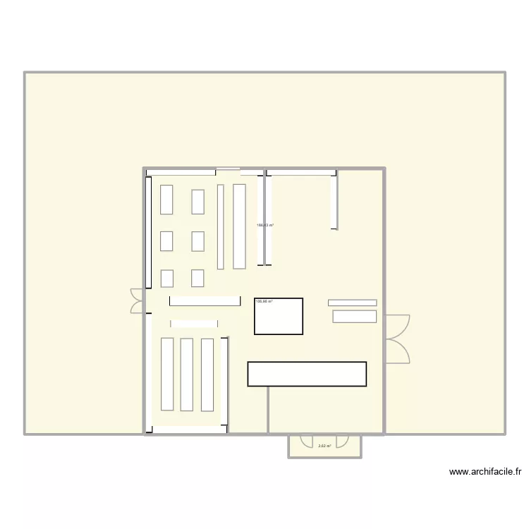 Conforama. Plan de 3 et 296 m² Conforama. Plan de 3 et 296 m²