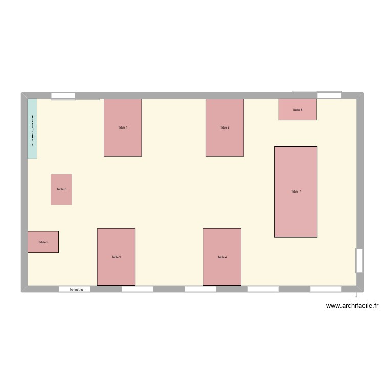 realiser le plan D. Plan de 0 pièce et 0 m2