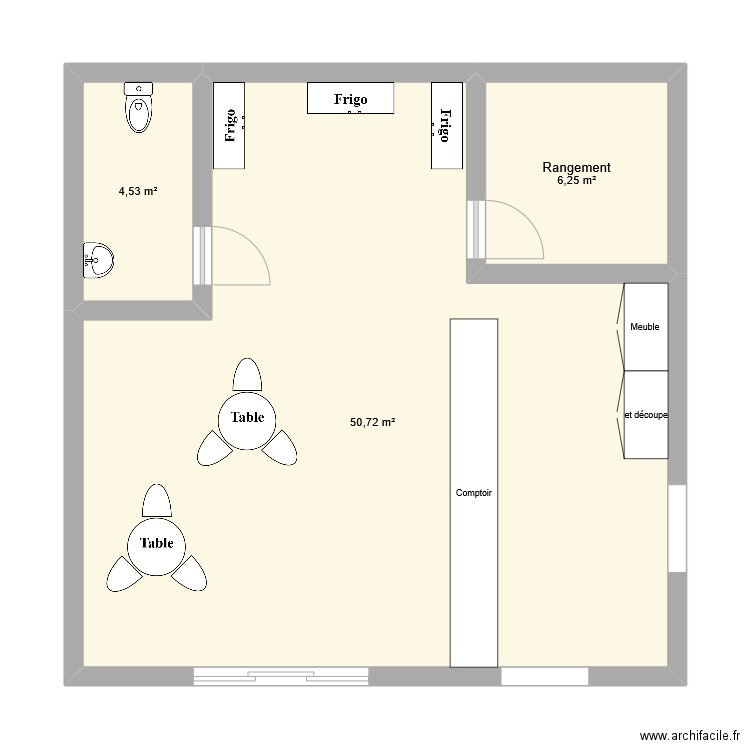 Fromagerie. Plan de 0 pièce et 0 m2