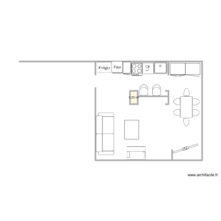 CUISINE. Plan de 0 pièce et 0 m2