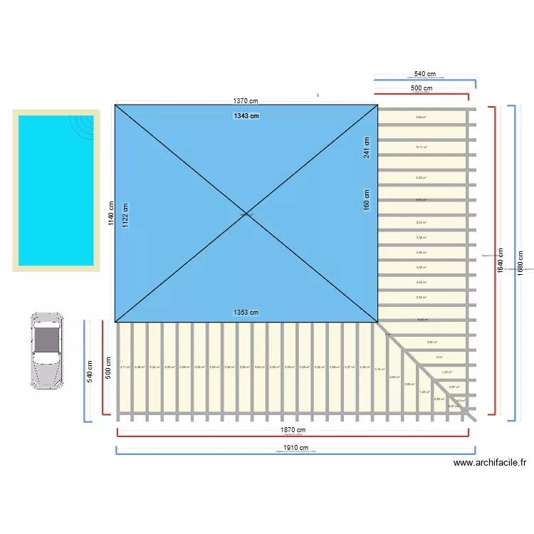 toiture. Plan de 
