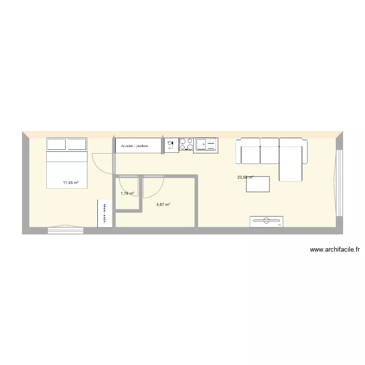 NOUVELLE EXTENSION. Plan de 