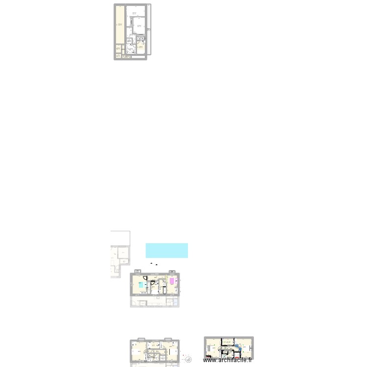 plans gujan 1. Plan de 74 pièces et 511 m2
