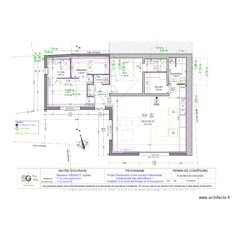 Weber Garinot Réservation EU EV. Plan de 0 pièce et 0 m2