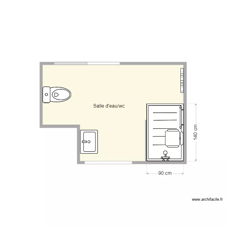 plan apr&egrave;s travaux bernard marie francoise. Plan de 