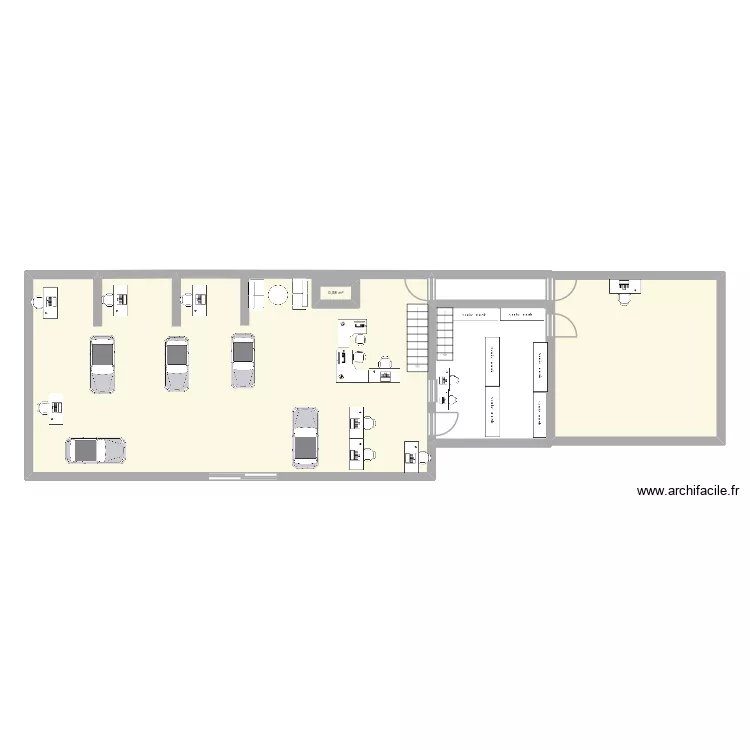 PFMP 2 entreprise 2. Plan de 3 et 124 m² PFMP 2 entreprise 2. Plan de 3 et 124 m²