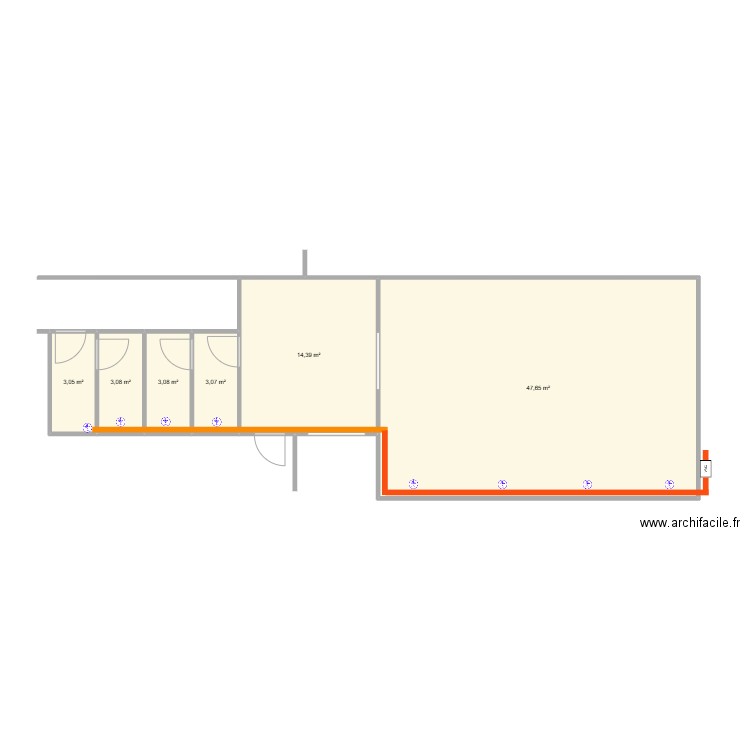 RAZAC - SANITAIRE -. Plan de 10 pièces et 118 m2