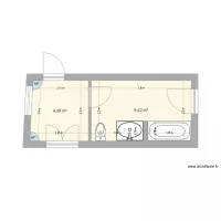 Salle de bain initiale