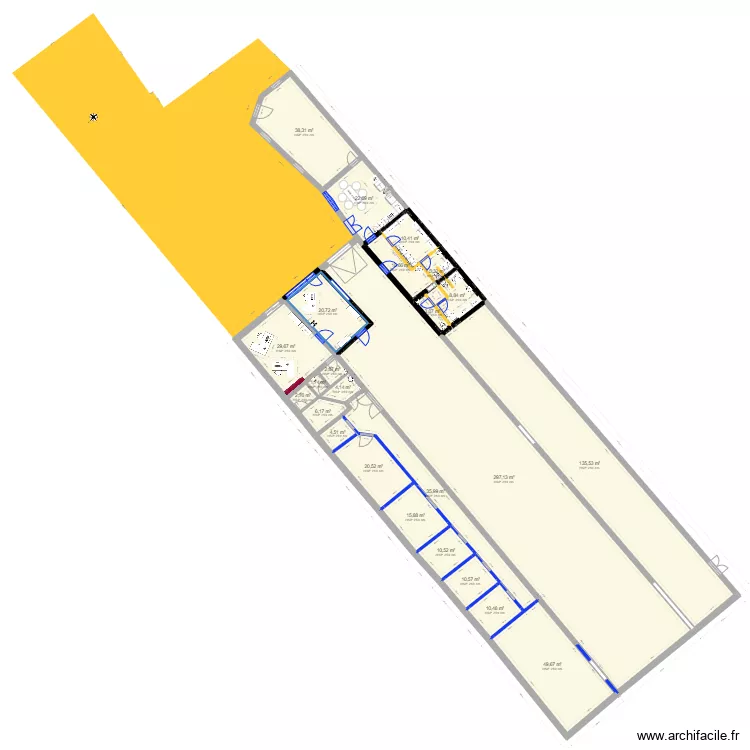Service technique am&eacute;nagement 2. Plan de 