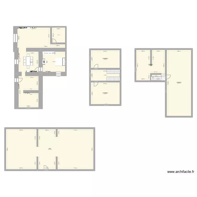 PLAN LA BARRE. Plan de 9 et 386 m² PLAN LA BARRE. Plan de 9 et 386 m²