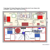 PProjet ETAGE T5 - 4 chambres colima&ccedil;on