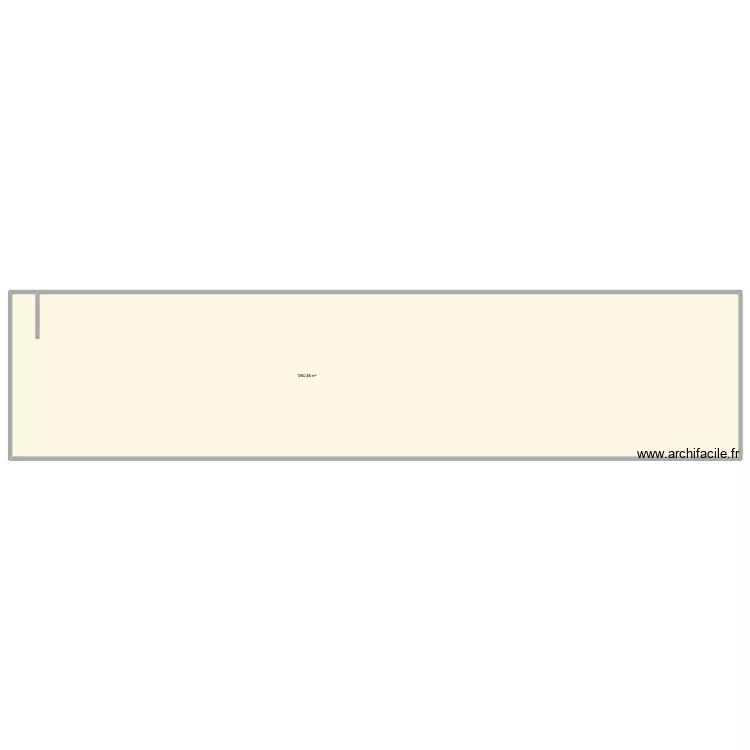 Disfra_1_RDC. Plan de 1  et 1250 m²