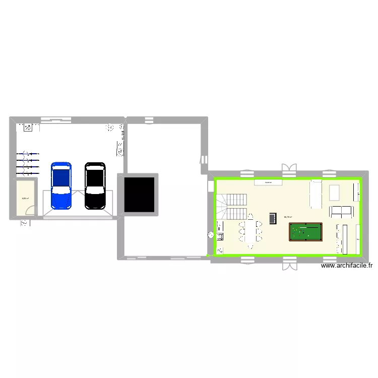 RDC Neurdeusiere Pour l'ANAH. Plan de 