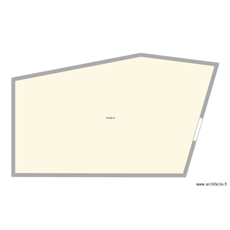 cuisine. Plan de 1 pièce et 115 m2