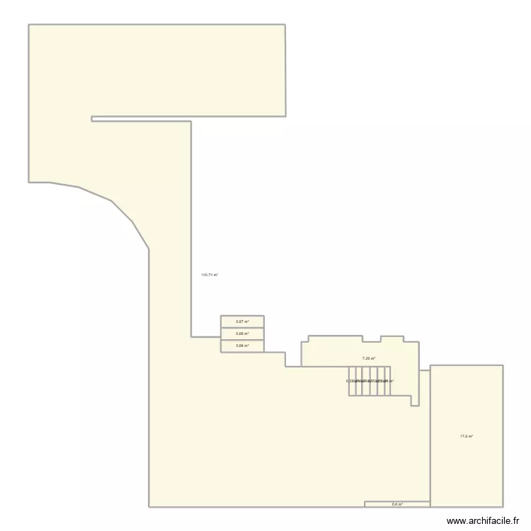 Loubry st esteve. Plan de 13  et 171 m²