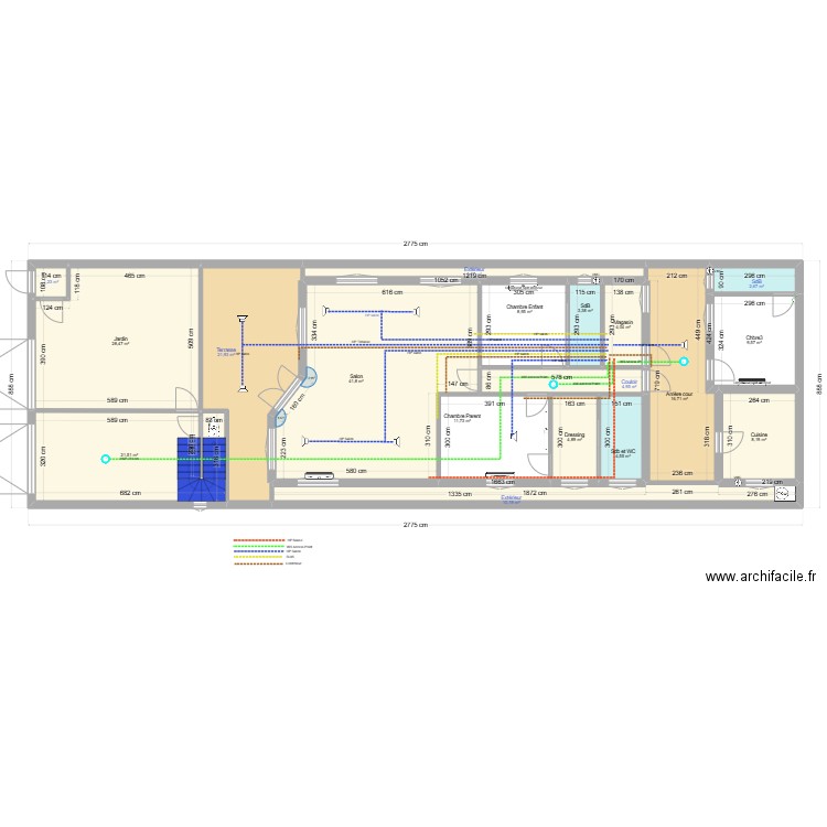 Maison Agoè fini HP. Plan de 0 pièce et 0 m2