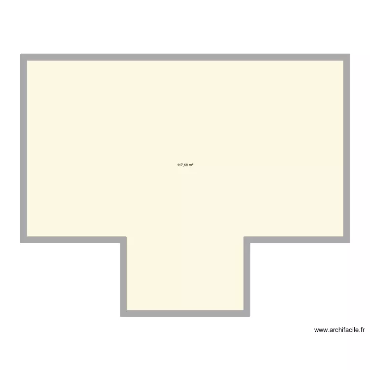 Plan 2 riorges. Plan de 1  et 118 m²