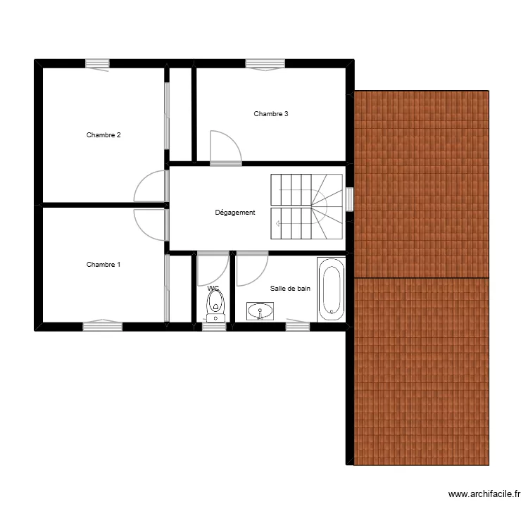 365 Les Vignes MALATAVERNE. Plan de 17  et 154 m²