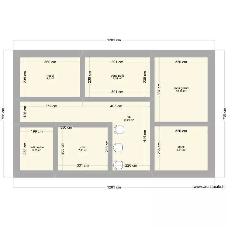 cabinet vt test lo. Plan de 0 pièce et 0 m2