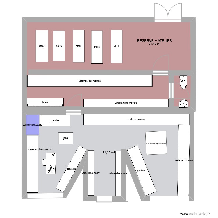 soprani\'s. Plan de 0 pièce et 0 m2