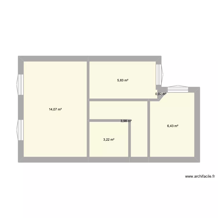 Appart 9 limogez. Plan de 6 Pièces et 34 m² Appart 9 limogez. Plan de 6 Pièces et 34 m²
