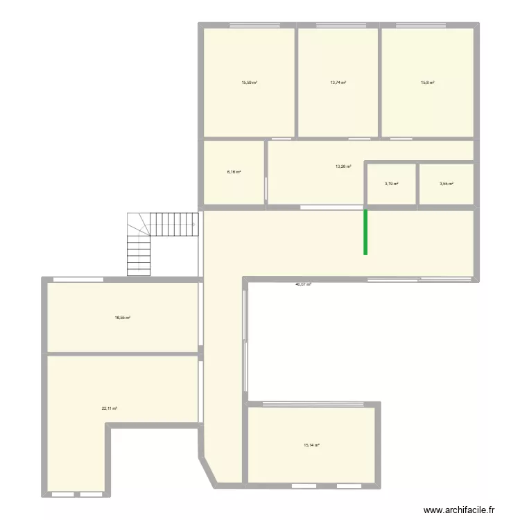 Cabinet. Plan de 11 et 165 m² Cabinet. Plan de 11 et 165 m²