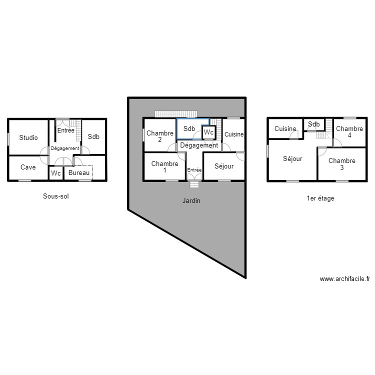 FERRARESI MAISON. Plan de 0 pièce et 0 m2