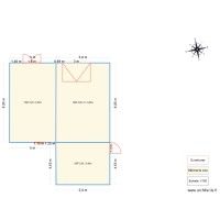 Répartition des locaux et ouvertures