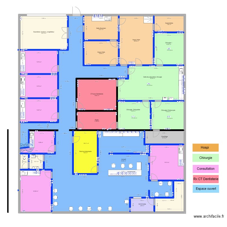 Walfer electricité reseaux. Plan de 25 pièces et 483 m2