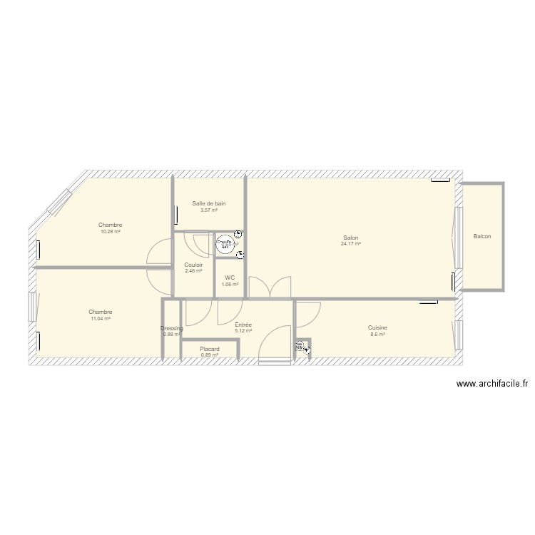 Appartement Rouen . Plan de 0 pièce et 0 m2