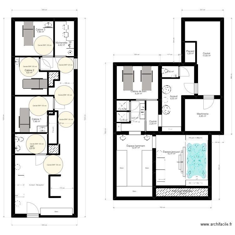 KAORI GARDEN plan technique. Plan de 23 pièces et 141 m2