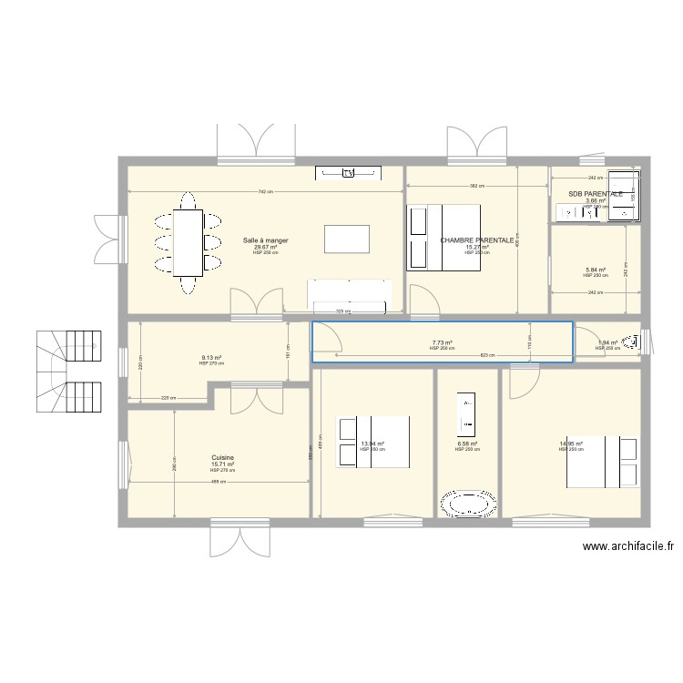 N1B. Plan de 0 pièce et 0 m2