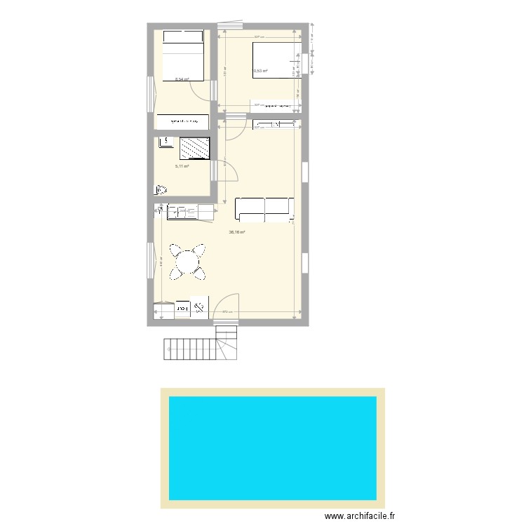 Appartement garage. Plan de 0 pièce et 0 m2