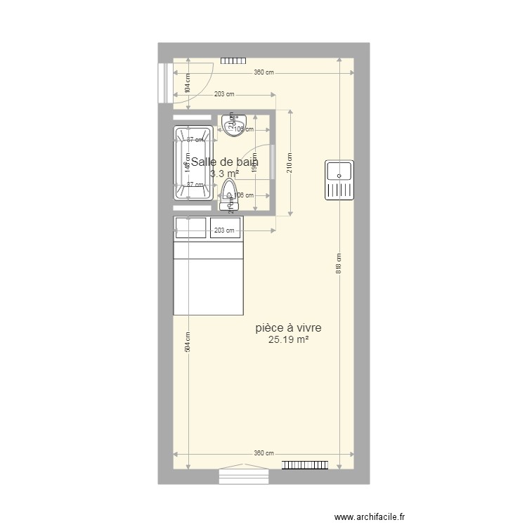 VIAL ML. Plan de 0 pièce et 0 m2