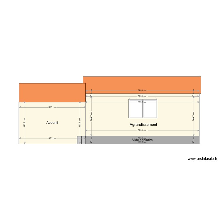 Vue Face Agrandissement A. Plan de 0 pièce et 0 m2