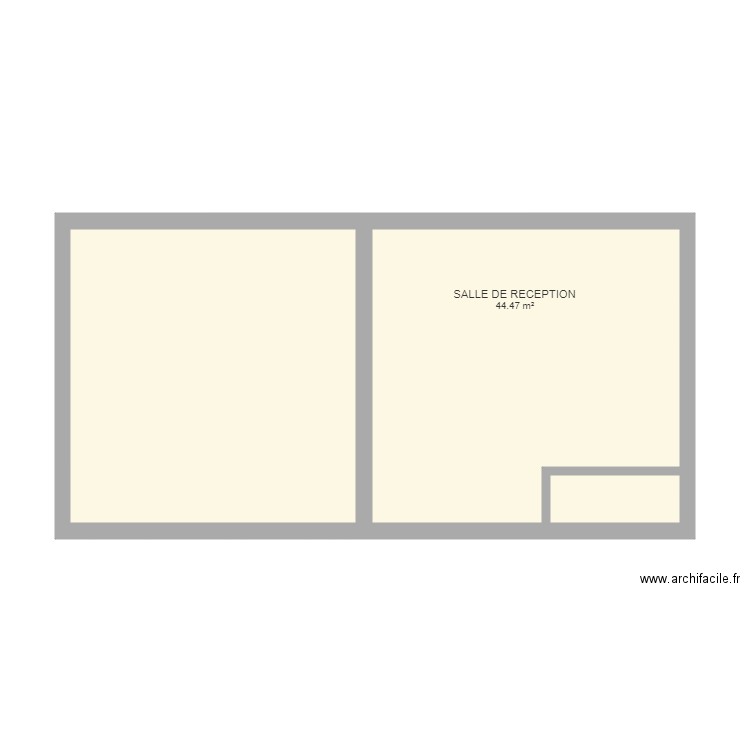 RDC PAVILLON DE CHASSE. Plan de 0 pièce et 0 m2