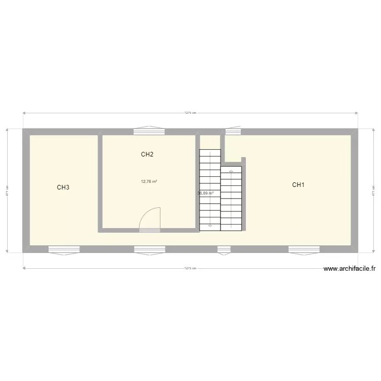 GINETTE ETAGE2. Plan de 