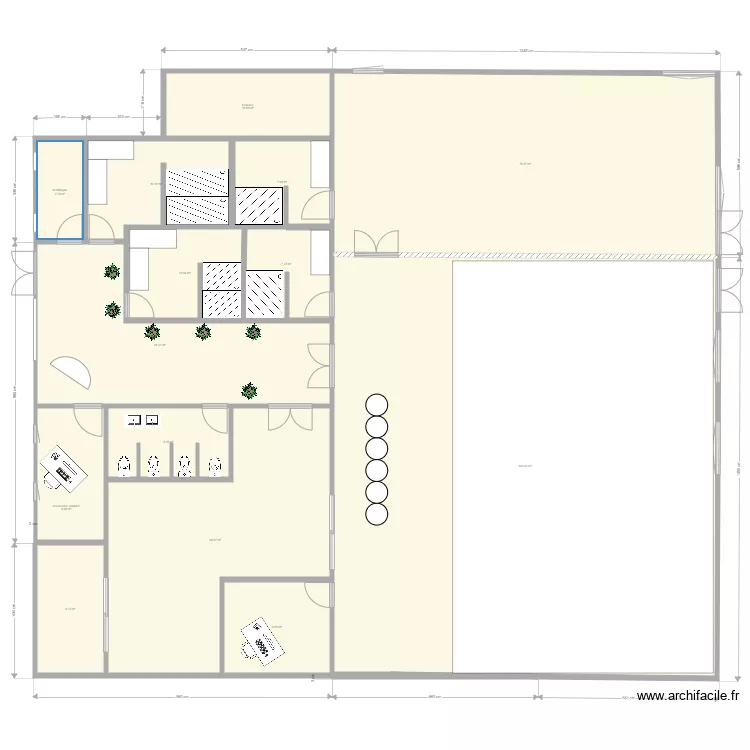 salle de sport 3h. Plan de 