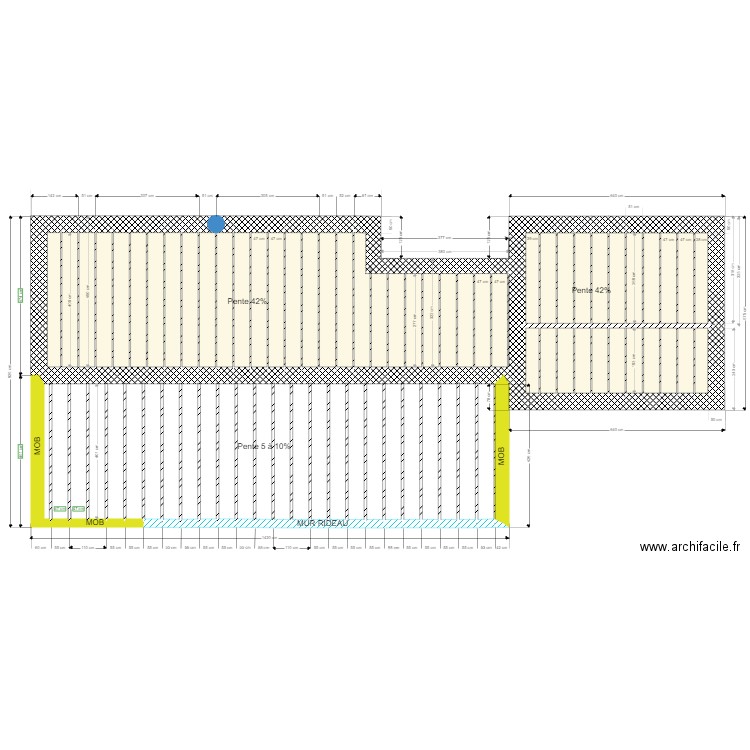 Plan charpente. Plan de 0 pièce et 0 m2